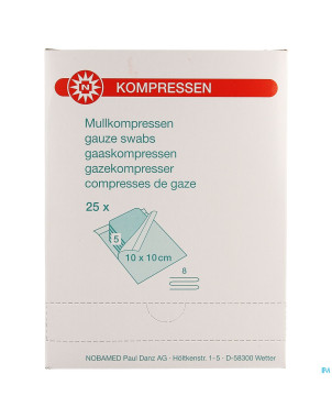 Noba cp sterile 5/8 pl    10,0cmx10,0cm 25 9320195