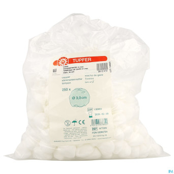 Noba tampons de gaze diam.30mm 1000 9390052