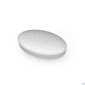 Atorvastatine teva 80mg comp pell 100 blister