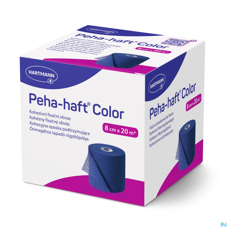 Peha haft hartm col.s/lat.bleu 8cmx20m 1 9324744