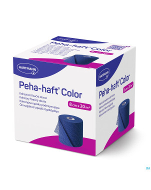 Peha haft hartm col.s/lat.bleu 8cmx20m 1 9324744