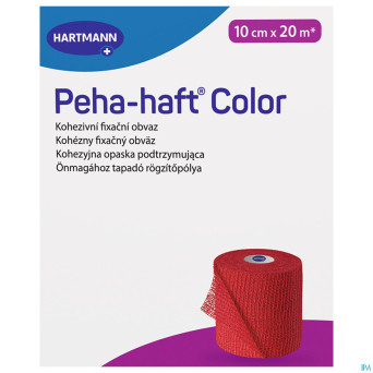 Peha haft hartm col.s/lat.rouge 10cmx20m 1 9324624