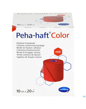 Peha haft hartm col.s/lat.rouge 10cmx20m 1 9324624