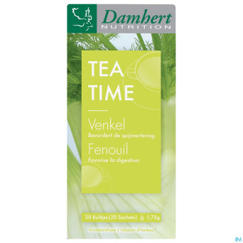 Damhert tea time the fenouil    sach 20
