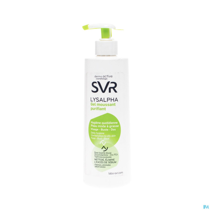 Lysalpha gel moussant fl pompe 500ml