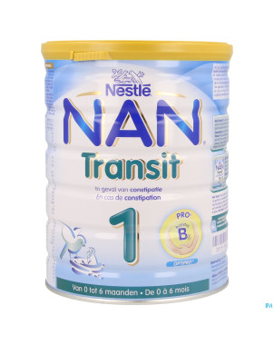 Nan transit 1 lait poudre 1age 800g