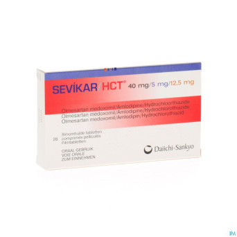 Sevikar hct 40 mg/5 mg/12,5 mg comp pell 28