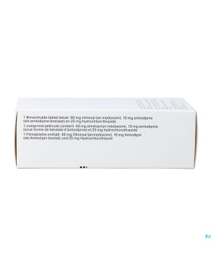 Sevikar hct 40 mg/10 mg/25 mg comp pell 98