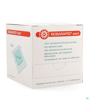 Noba nobarapid set sterile   5,0x 5,0cm 50 9320391