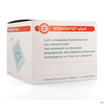 Noba nobarapid set sterile  10,0x10,0cm 50 9320392