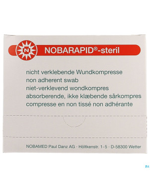 Noba nobarapid set sterile  10,0x10,0cm 50 9320392