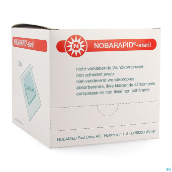 Noba nobarapid set sterile   7,5x 7,5cm 50 9320393