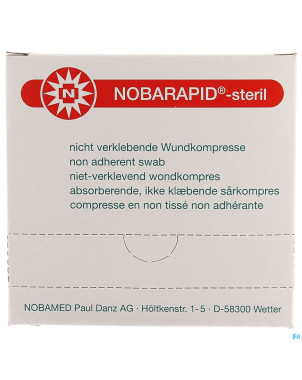 Noba nobarapid set sterile   7,5x 7,5cm 50 9320393