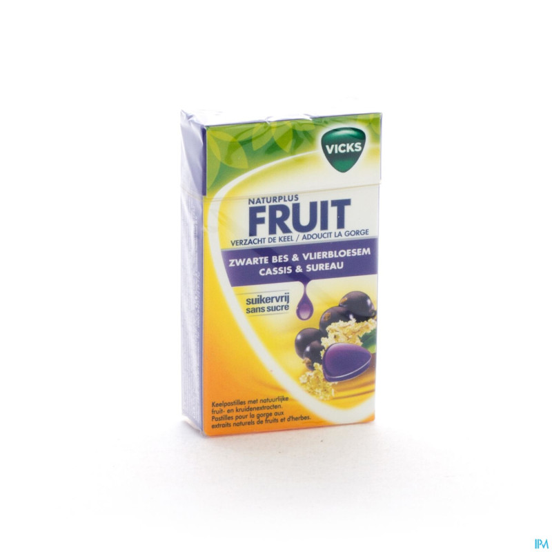 Vicks cassis s/sucre ctb 40g