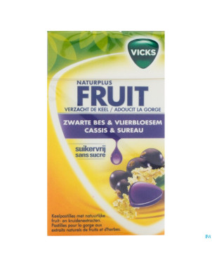Vicks cassis s/sucre ctb 40g