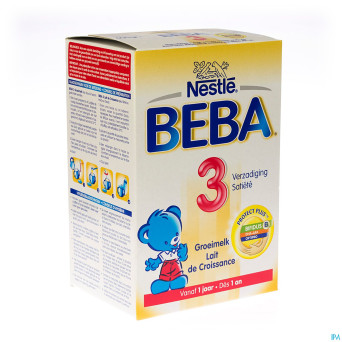 Beba 3 lait croissance   pdr 2x300g