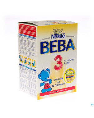 Beba 3 lait croissance   pdr 2x300g