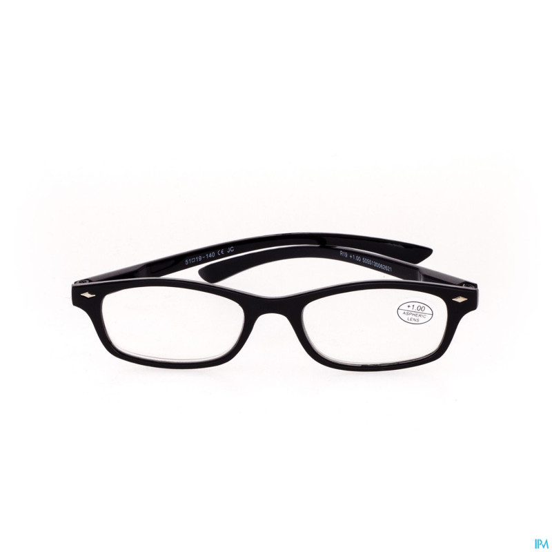 Pharmaglasses lunettes lecture diop.+1.00 black