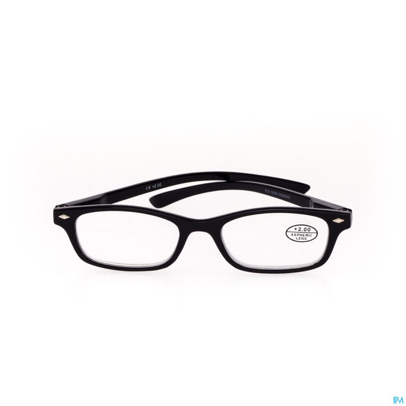 Pharmaglasses lunettes lecture diop.+2.00 black