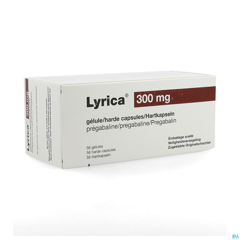 Lyrica 300mg pi pharma caps durs  56 x 300mg pip
