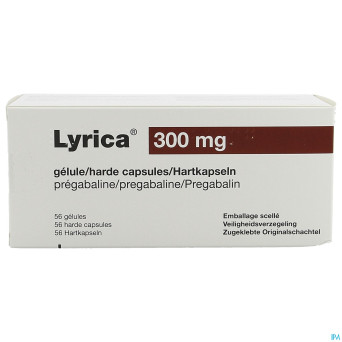 Lyrica 300mg pi pharma caps durs  56 x 300mg pip