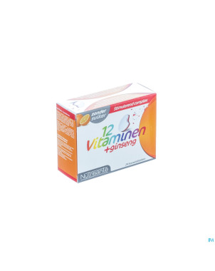 12 vitamines+gingeng    comp eff. tube 2x12