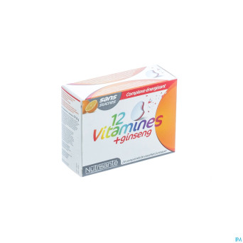 12 vitamines+gingeng    comp eff. tube 2x12