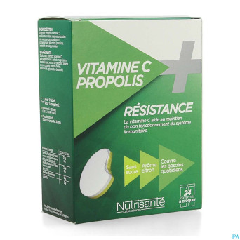 Vitamine c+propolis    comp a croquer tube 2x12