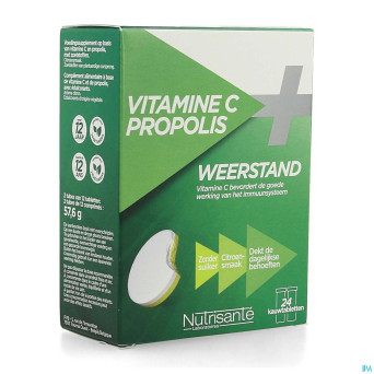 Vitamine c+propolis    comp a croquer tube 2x12