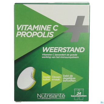 Vitamine c+propolis    comp a croquer tube 2x12