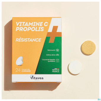 Vitamine c+propolis    comp a croquer tube 2x12