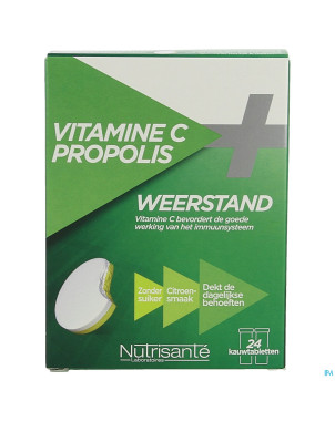 Vitamine c+propolis    comp a croquer tube 2x12