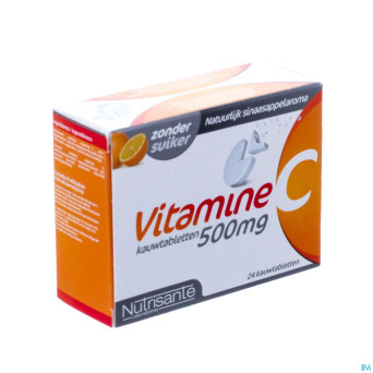 Vitamine c 500mg    comp a croquer tube 2x12