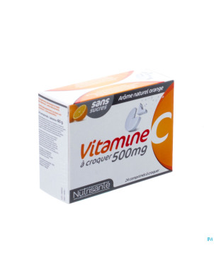 Vitamine c 500mg    comp a croquer tube 2x12