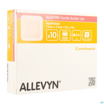 Allevyn gentle border lite  7,5x 7,5cm 10 66800834