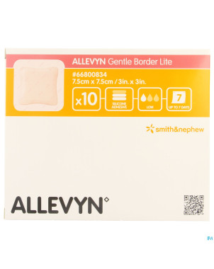 Allevyn gentle border lite  7,5x 7,5cm 10 66800834