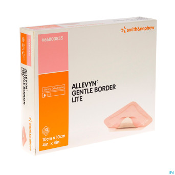 Allevyn gentle border lite 10,0x10,0cm 10 66800835