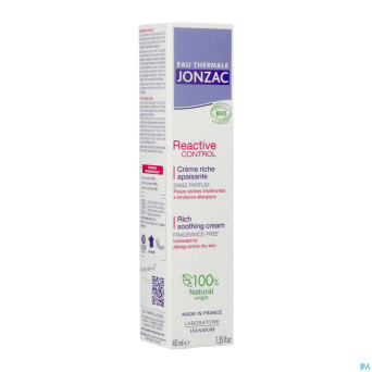 Jonzac creme riche haute tolerance    40ml