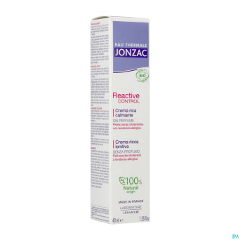 Jonzac creme riche haute tolerance    40ml