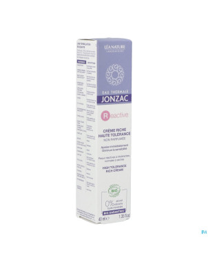 Jonzac creme riche haute tolerance    40ml