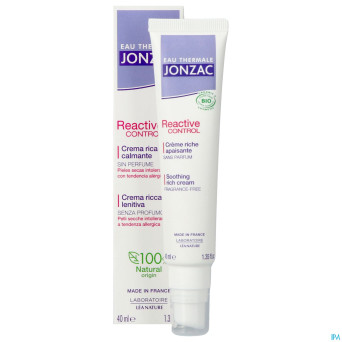 Jonzac creme riche haute tolerance    40ml