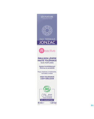 Jonzac emuls legere haute tolerance  40ml