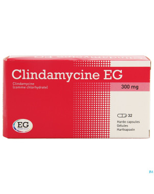 Clindamycine eg 300 mg caps dur 32 x 300 mg