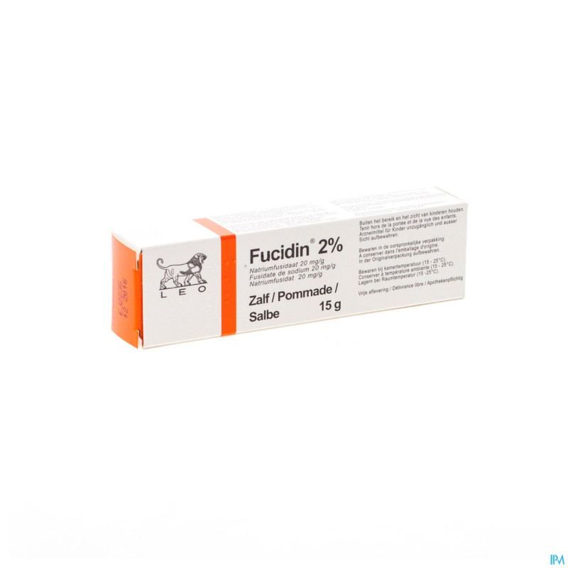 Fucidin 2 % impexeco ung zalf 15 g pip