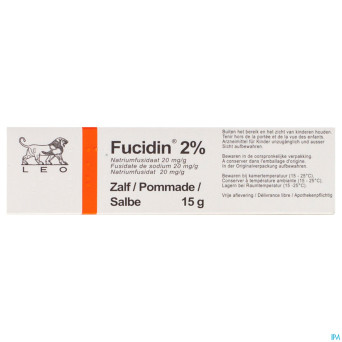 Fucidin 2 % impexeco ung zalf 15 g pip