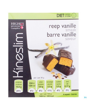 Kineslim barre vanille    4x36g