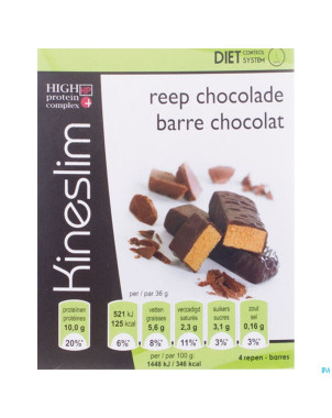 Kineslim barre chocolat    4x36g