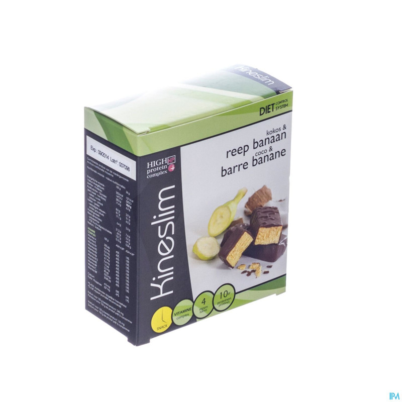Kineslim barre coco-banane    4x36g