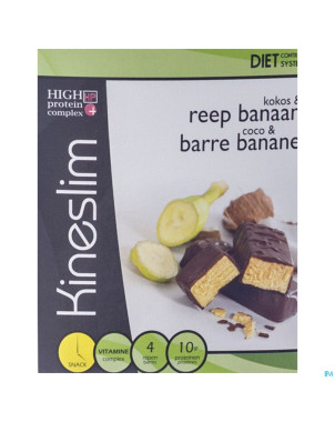 Kineslim barre coco-banane    4x36g