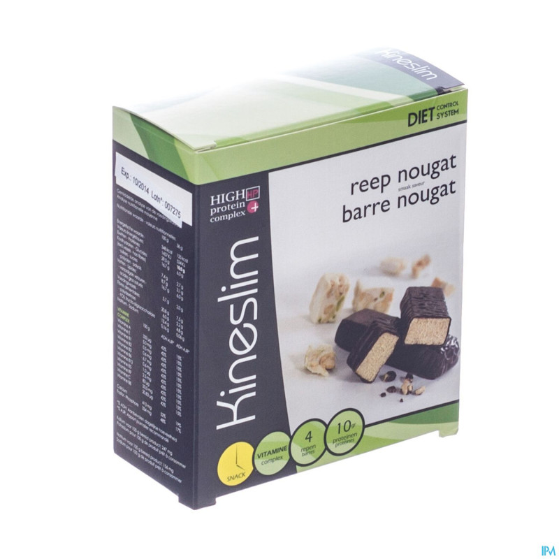 Kineslim barre nougat    4x36g